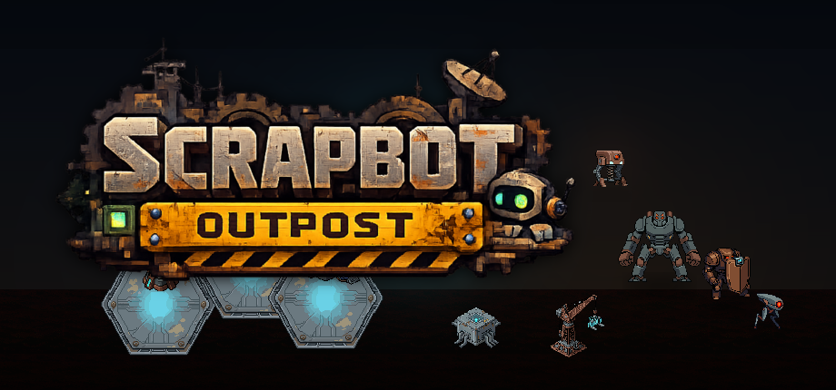 Scrapbot Outpost Steam capsule art